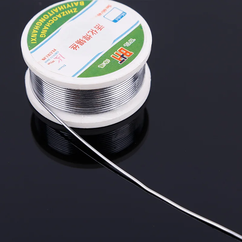 Оловянно-свинцовая проволока припой с канифолью для пайки рулон 0 8/1 0/1 5/2 мм 100 г