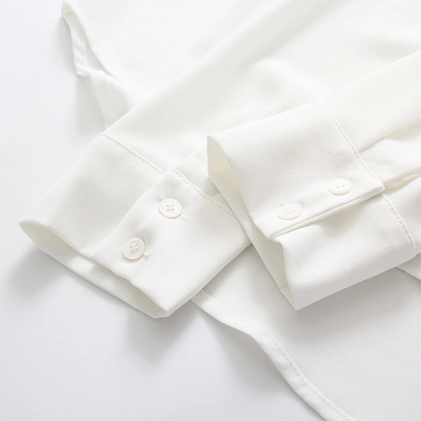 Женская хлопковая белая рубашка с вышивкой в виде кролика панды кошки медведя