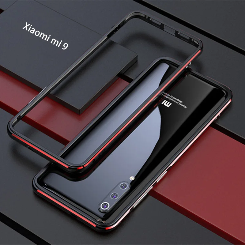 Чехол накладка для Xiaomi mi 9 lite Mi 10 Pro Lite металлическая рамка|Бамперы| |