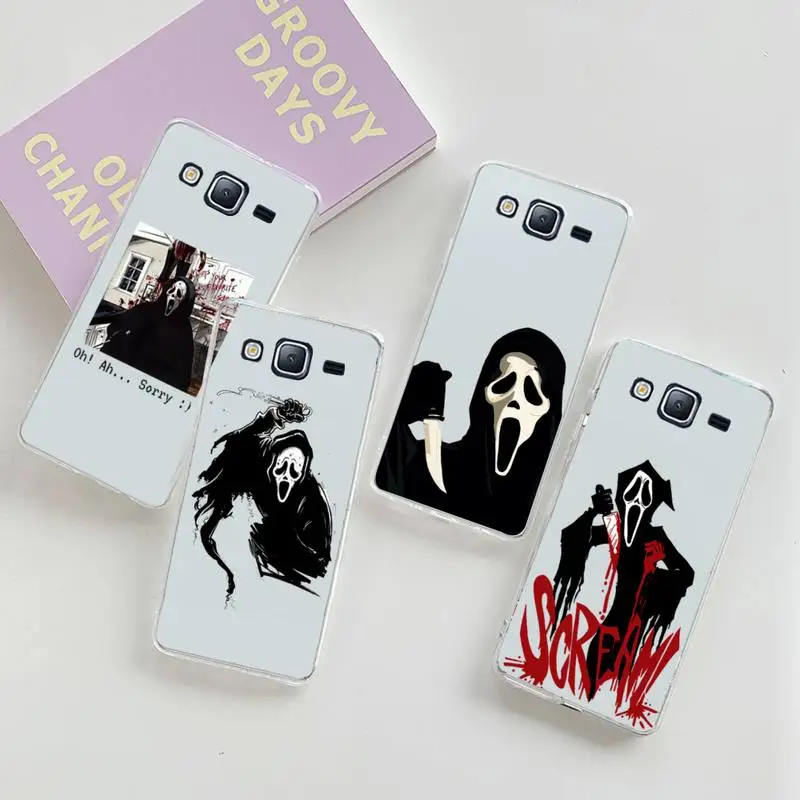 

Ghostface Scream horror Phone Case Transparent For Samsung Galaxy A S 8 9 10 12 20 21 40 50 52 51 70 71 2019 fe 5g ultra plus