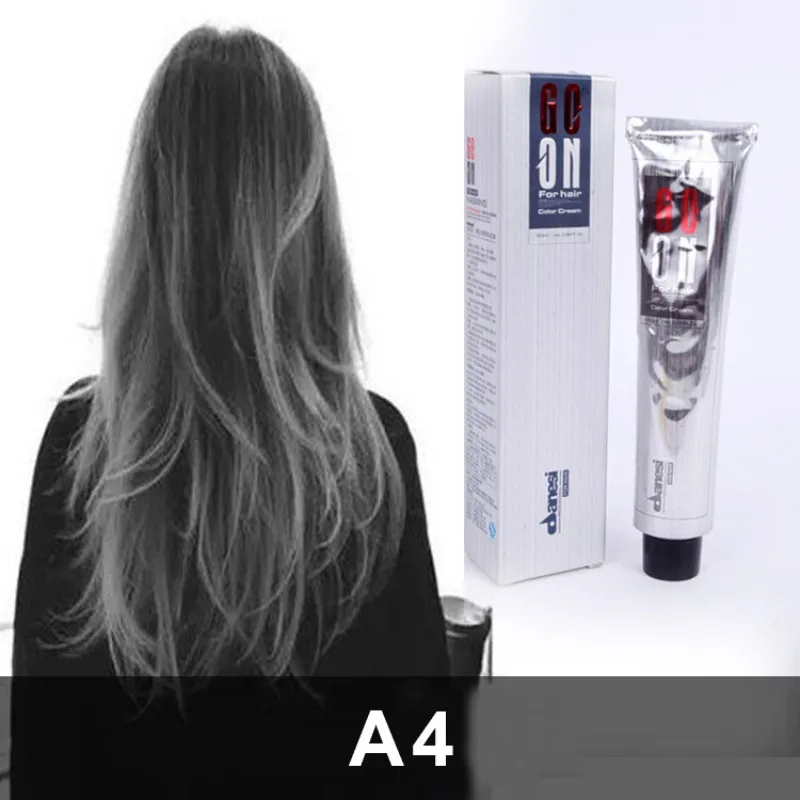 Серый цвет волос Восковая краска для унисекс дымчато-серый в стиле панк