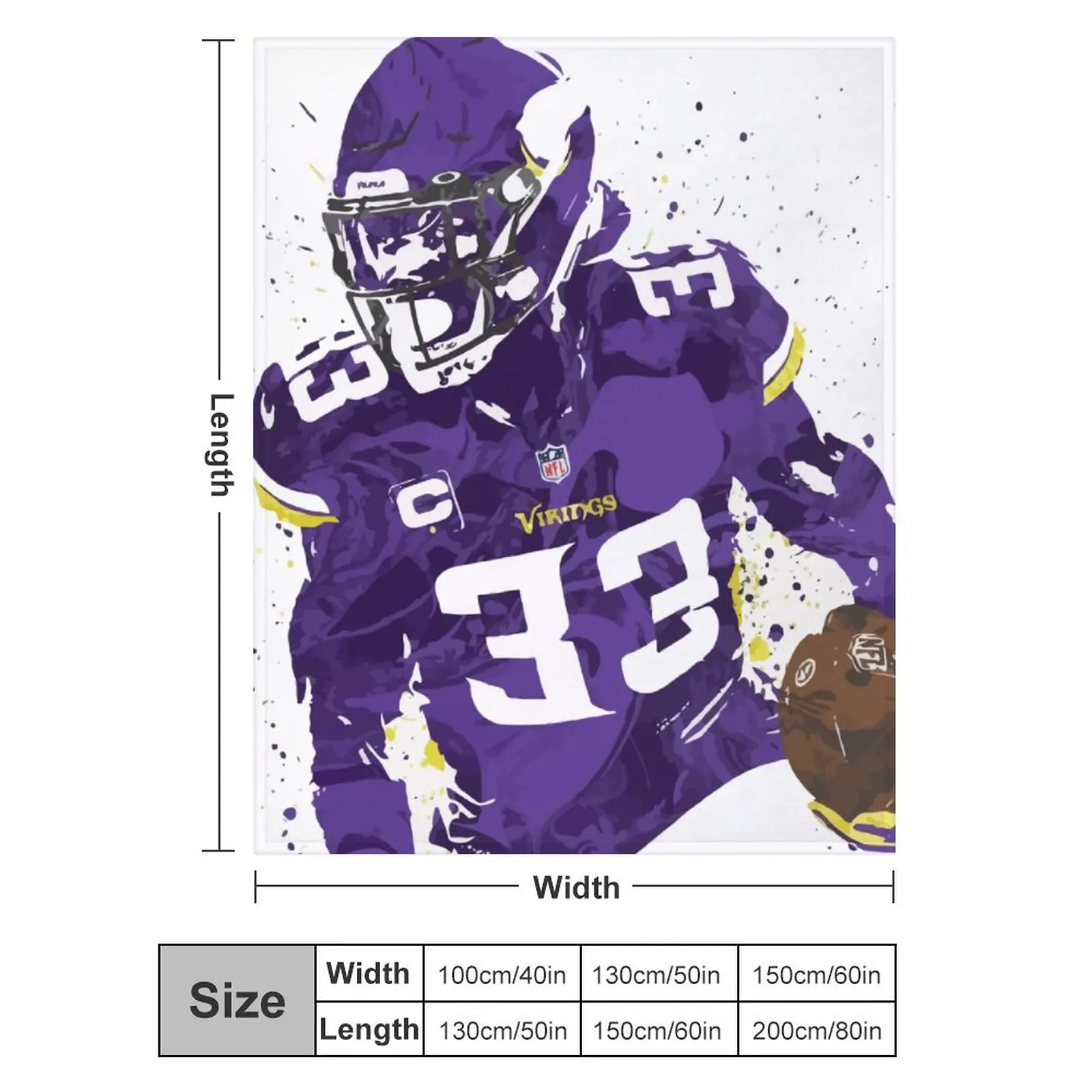 

Blanket 33 Dalvin Cook Ultra Soft Micro Fleece Cozy Lightweight Microfiber Flannel All Season Living Room Bedroom Vertical