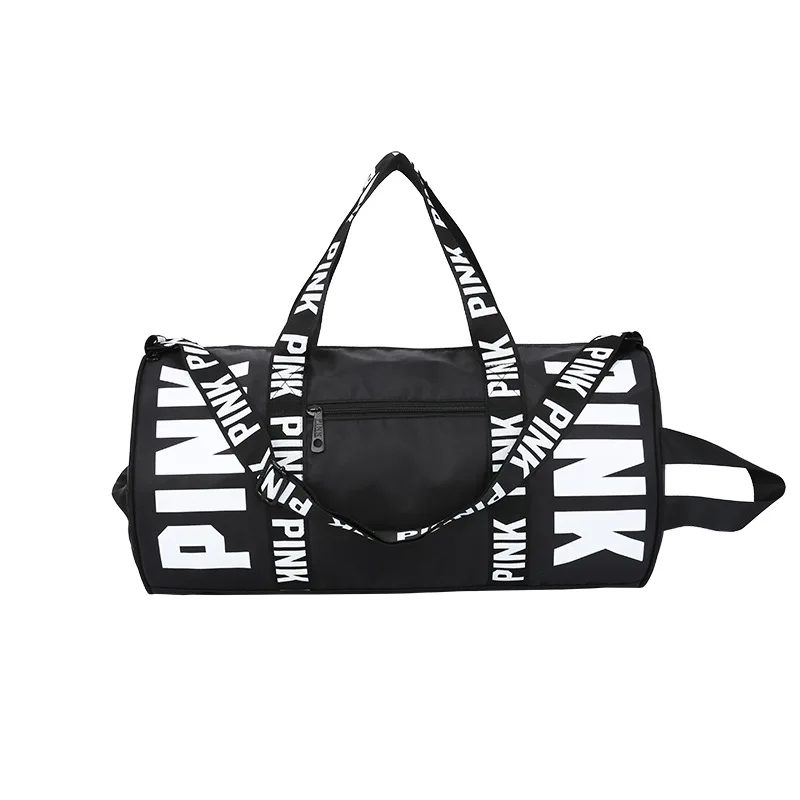Outdoor Waterproof Nylon Sports Gym Bags Men Women Training Fitness Travel Handbag Yoga Mat Sport Bag with shoes Compartment