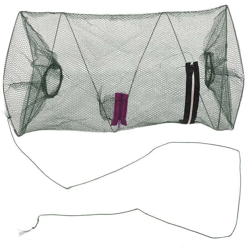 Складной Краб Рыба crawdad Креветки гольян Рыболовная Приманка Ловушка литая окунь