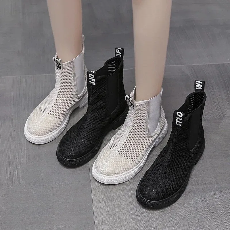 

New Spring Summer Women Sneakers High Top Breathable Sports Running Shoes Woman Lightweight Toddlers Casual Shoes Chaussures