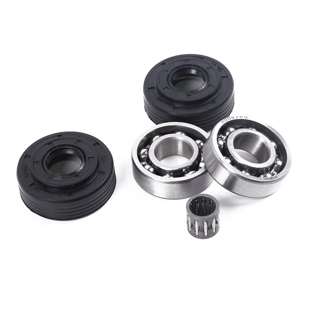 Комплект подшипников для масла с коленчатым валом сальники Husqvarna 340 345 350 Jonsered 2145