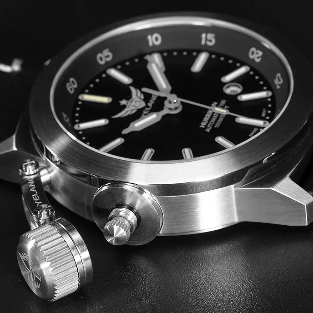 Часы с Тритием автоматические часы для мужчин Yelang мужские военные T100 светящиеся