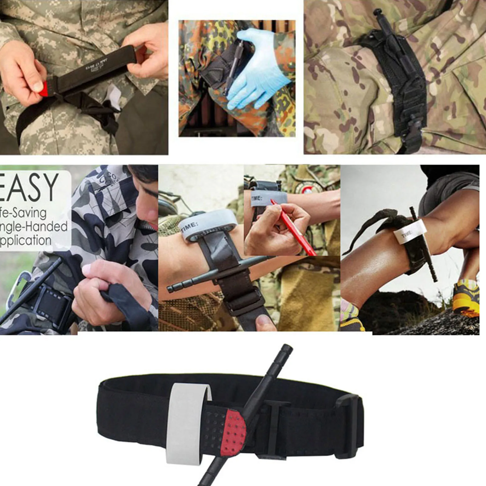 

Life-saving Bleeding Control Outdoor Expedition First Aid One-handed Operation CAT Tourniquet For Accidental Abrasions Or Cuts