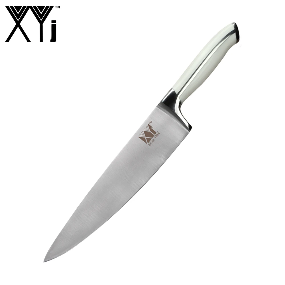 

Xyj 8 ''нож для нарезки из нержавеющей стали мясной нож шеф-повара нож мясница овощи слайсер кухонный резак искусственный нож кухонные аксессу...