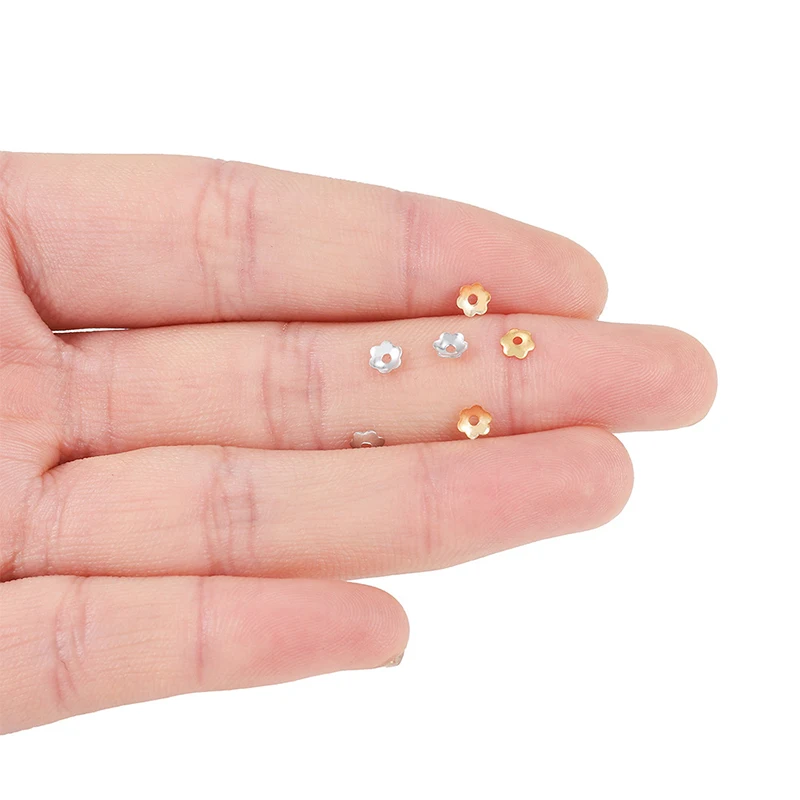 1000 шт цветы бусины кепки золотой серебряный цвет сделай сам аксессуары для