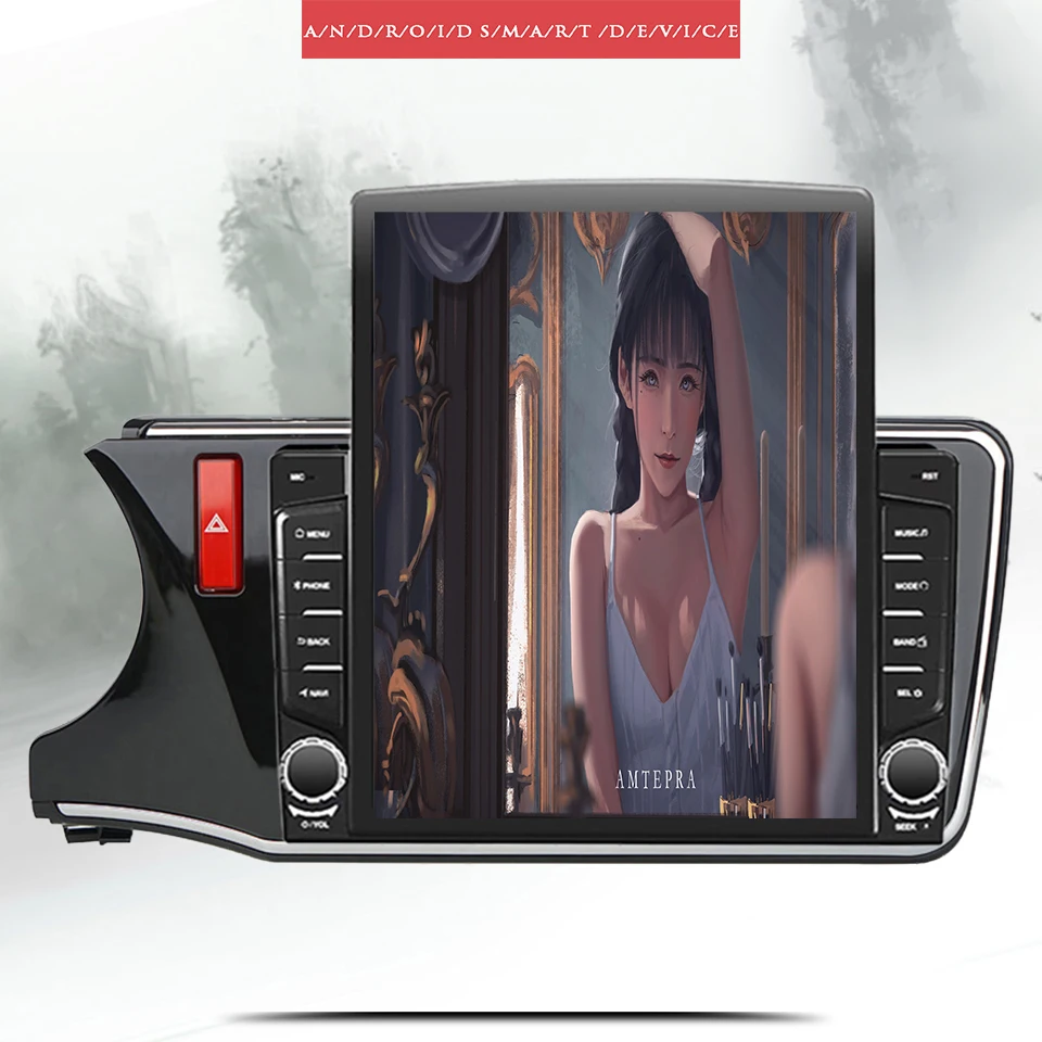 Автомобильный Dvd-плеер 9 7 дюймов Android 2014 ОЗУ 8 Гб Gps для honda city LHD 2017 автомобильное