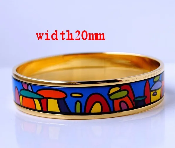 diameter 63mm Эмалевые браслеты из перегородчатой эмали, ручная роспись, ювелирные изделия из эмали, тренд европейского и американского стиля - Окраска металла: diameter 63mm