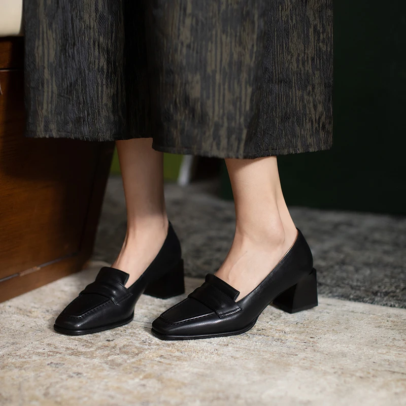 

MORAZORA 2021 Big Size 33-43 Women Pumps Fashion High Heels Ladies Shoes Summer Shallow Office Dress Shoes Rice White