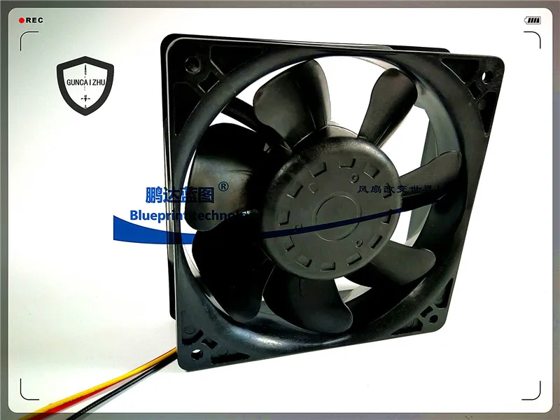 New GUNCAIZHU 12038 120 * 38 mm 12 cm large air volume v double ball bearing cooling fans | Компьютеры и офис