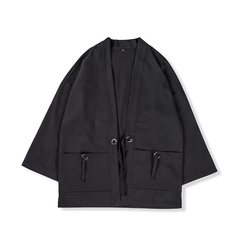 

2020 Spring Autumn New Chinese Style Men's Cardigan Cotton Linen Long-sleeved Shirt Large Size Loose Hanfu Male Shirt Jacket