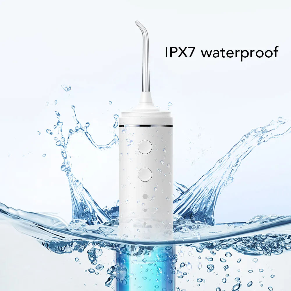 

USB Tartar Remover Oral Irrigator Dental Ultrasound Water Flosser IPX7 Portable Dental Jet Teeth Cleaner for Teeth Whitening