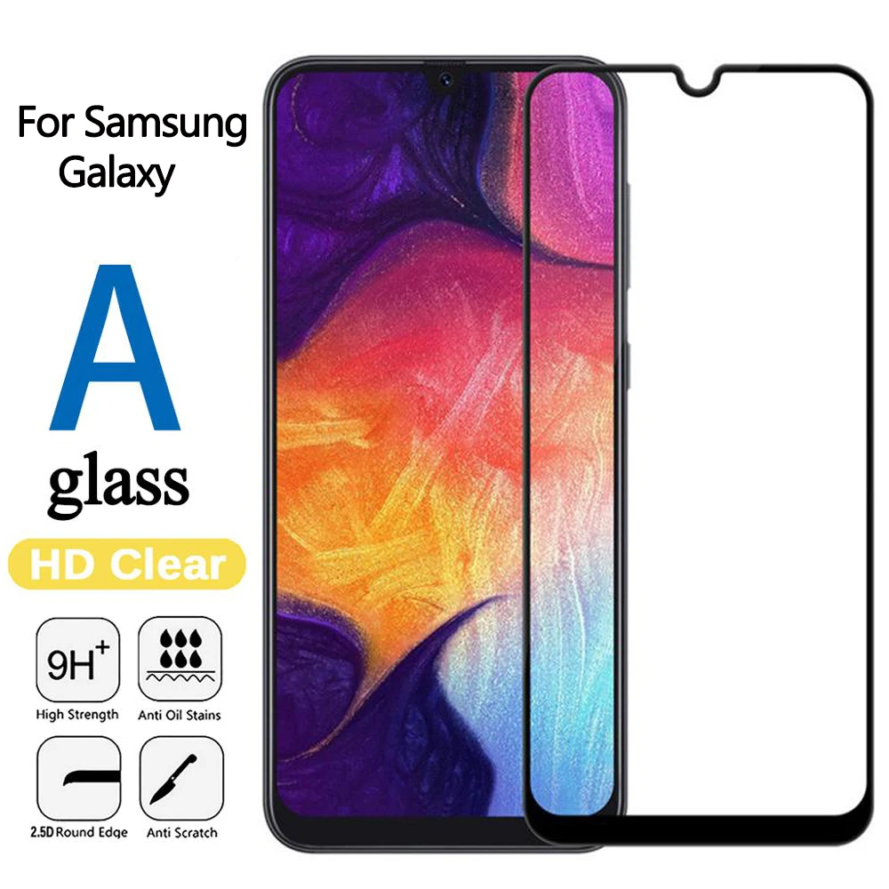 Закаленное стекло 9H для samsung galaxy a50 a20 a30 a40 a70 a60 a80 a90 a02 a12 a32 a01 a11 a21 a31 a41 | Мобильные