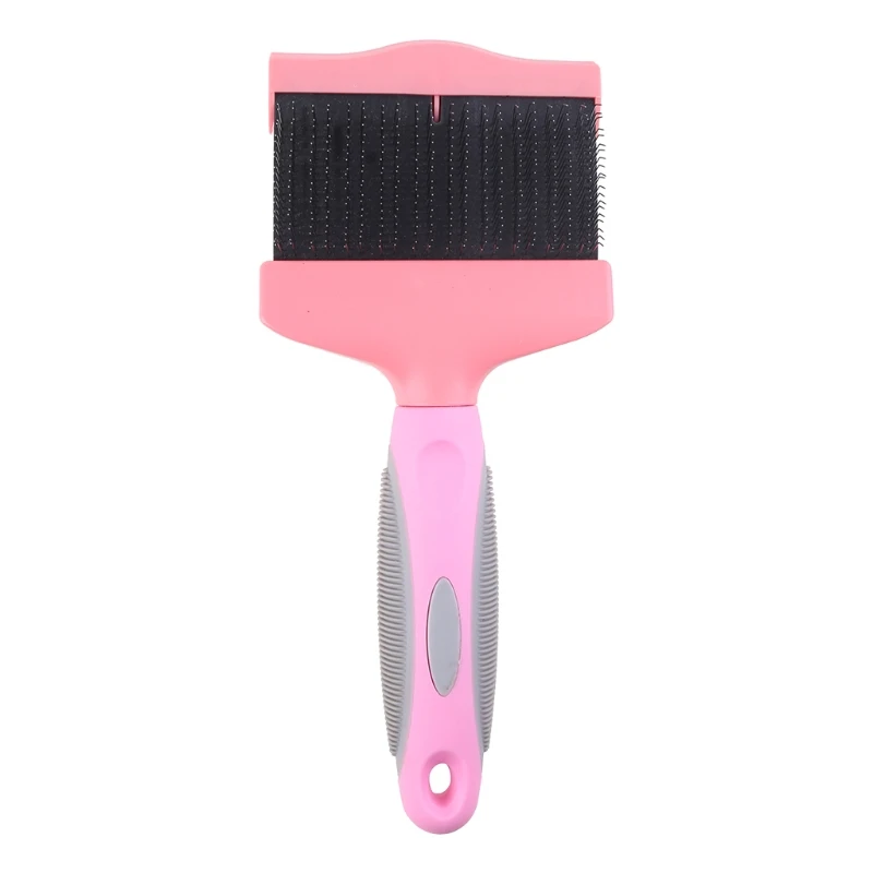 

Double Sided Pet Brush Dog Cat Hair Fur Bristle Grooming Shedding Cleaning Tool
