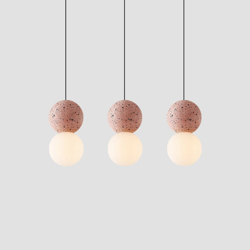 Lámpara colgante de cemento de diseño nórdico, moderna, creativa, sencilla, para comedor, cocina, restaurante, cafetería, industrial