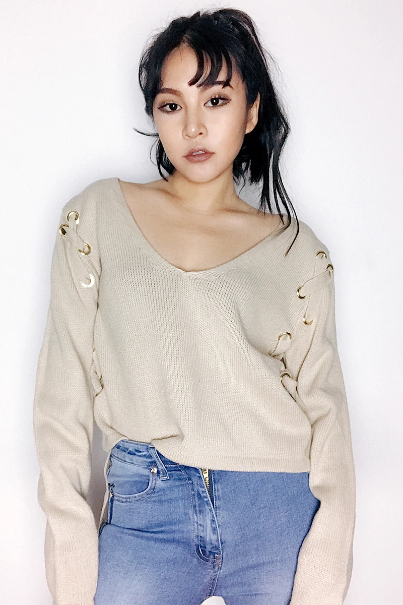 Новинка 2019 модная повседневная женская одежда простая и универсальная Вязаная