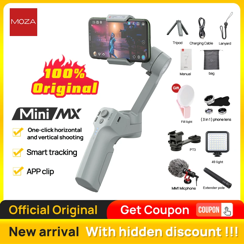 Карманный стабилизатор 3 осевая карманная селфи Gimbal Vlog YouTube штатив стедикам для VS