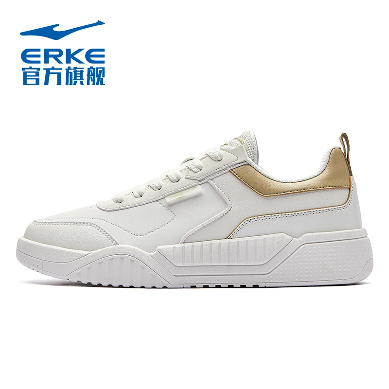 Hongxing Erke men's shoes, board shoes, 2021 autumn and winter new thick soled trend shoes, retro casual sports shoes