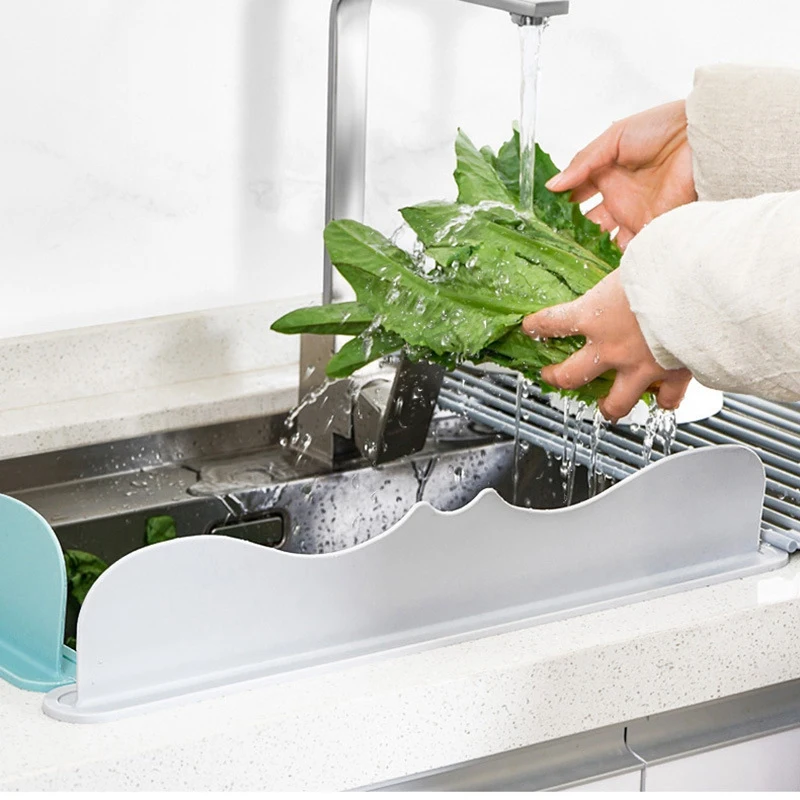Силиконовая перегородка для раковины бытовой Водонепроницаемая кухонного