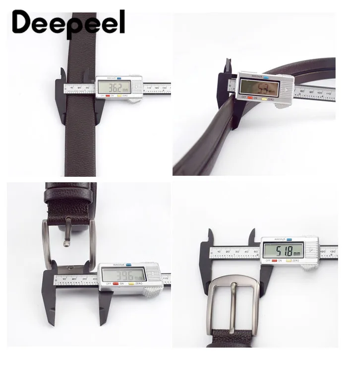 Ремень Deepeel мужской из воловьей кожи 1 шт. 110-130 см на молнии | Аксессуары для одежды