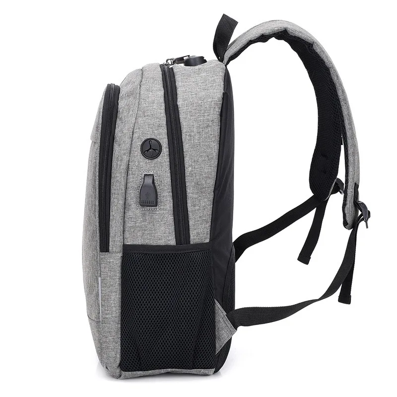 Новый Повседневный Рюкзак для ноутбука модный мужской рюкзак школьная сумка