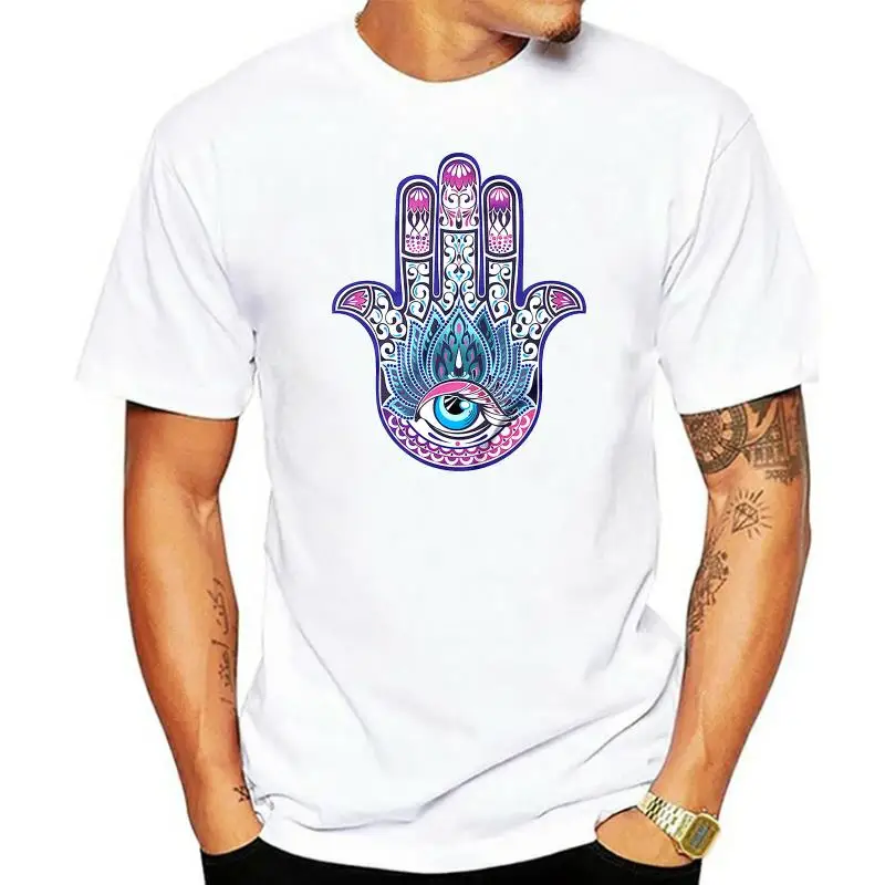 

Hamsa Hand T Shirt Love Peace Animals Are Friends Boho Festival Yoga Namaste