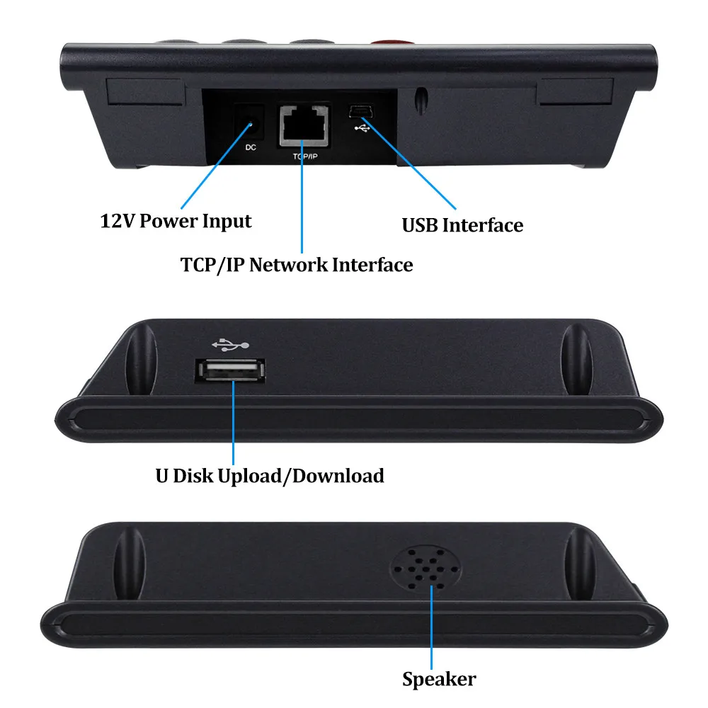 2,8 дюймов Realand TCP/IP/USB RFID биометрический считыватель устройство для считывания отпечатков пальцев время карты шкафчик TCP/IP/USB работник заезда
