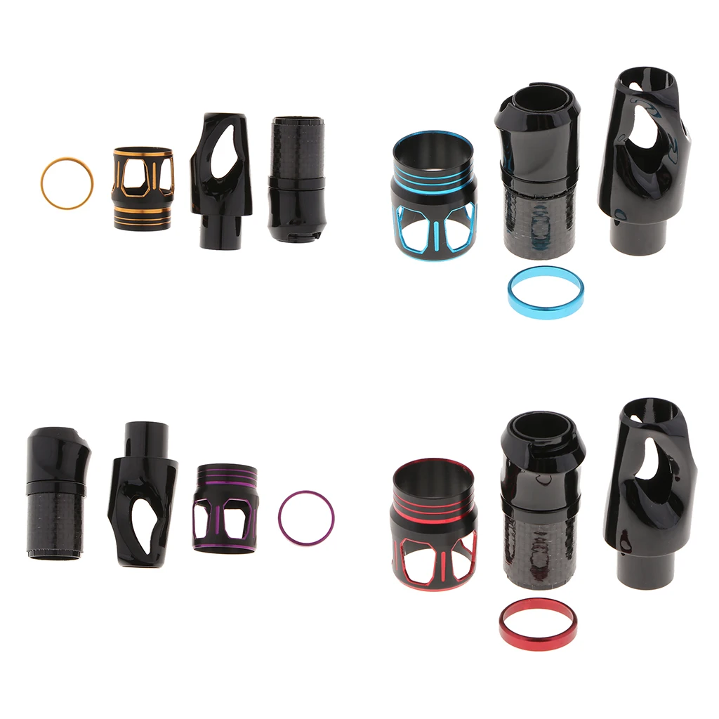 Lightweight Spinning Rod Reel Seat Locking Nut Insert Trim Ring DIY Fishing Building Components | Спорт и развлечения