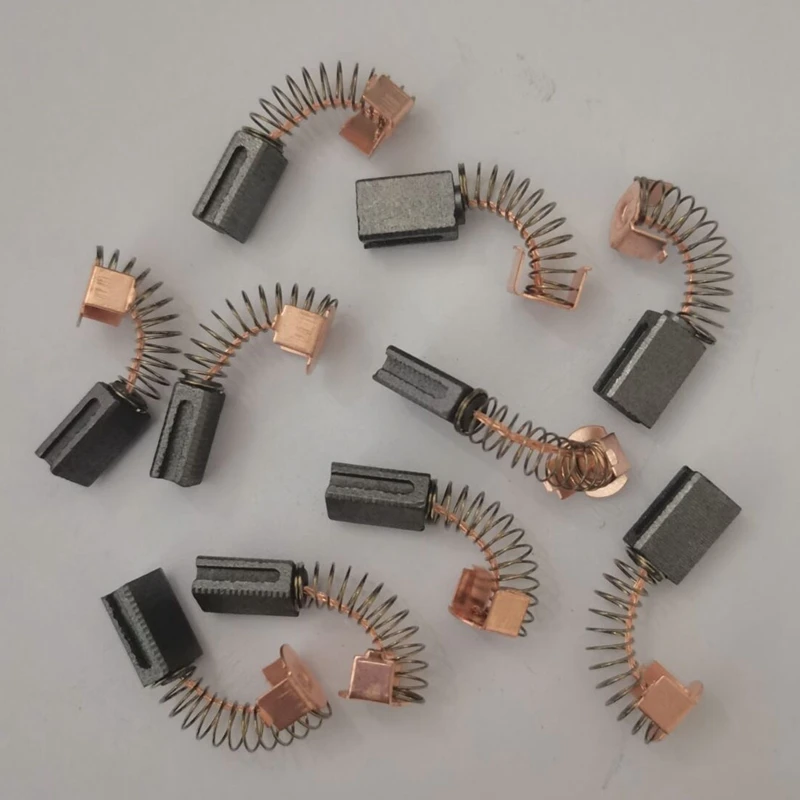 

10 Pairs Carbon Brushes 5X8X12mm for Black G720 Angle Grinder Motor Power Tool Spare Parts