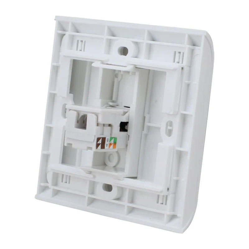 New N86-901 606Y RJ45 Socket Pressure line Panel Computer Network Plug 86X86MM Wall Plate |