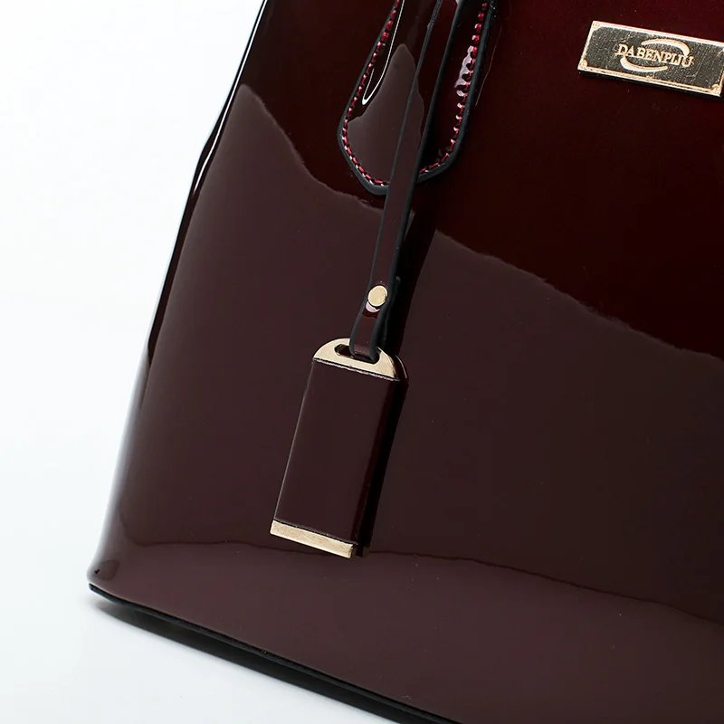 2 шт./компл. женские сумки из лакированной кожи сумки-тоут сумки-мессенджеры