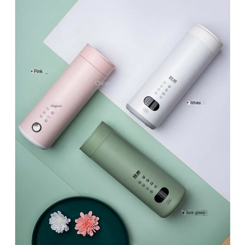 

400ML Upgraded portable kettle dormitory household low-power student insulation automatic travel electric heating thermostat cup