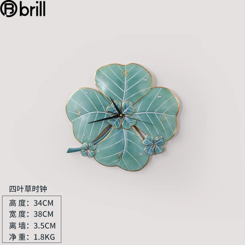 

Luxury Nordic Wall Clocks Modern Design Art Living Room Creative Silent Wall Clock Creative Lotus Wall Clock Home Decor 50