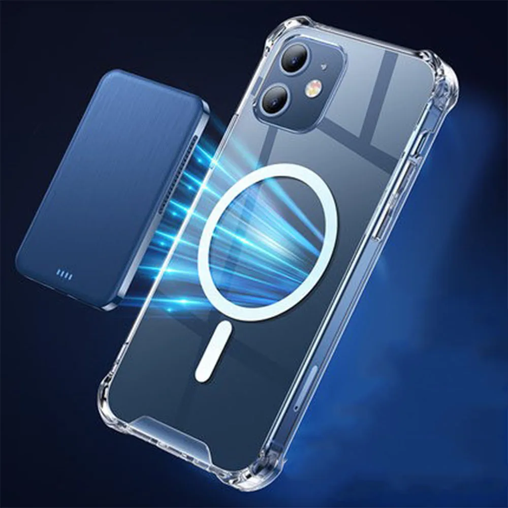 

Magnetic Wireless Charge MIni Power Bank 4000mAh Universal External Battery For MagSafe Magnet Powerbank for iPhone 12 pro max