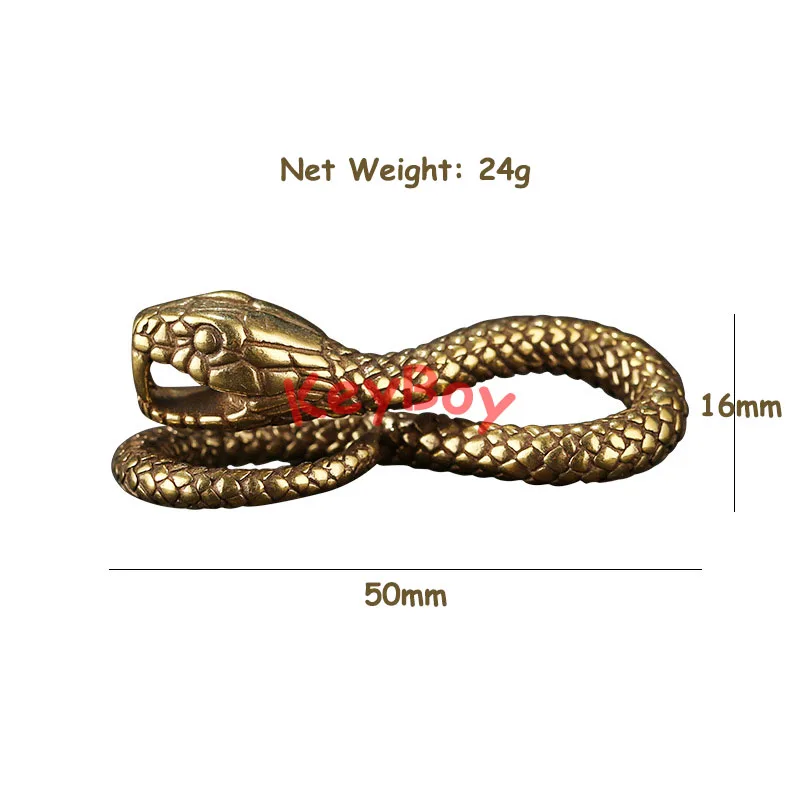 Винтажный латунный брелок ручной работы 12 знаков зодиака змеи подвеска