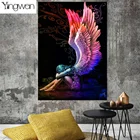 Красочные Крылья Ангел, алмазная живопись Diy 5d полная квадратная искусственная вышивка мозаика вышивка крестиком