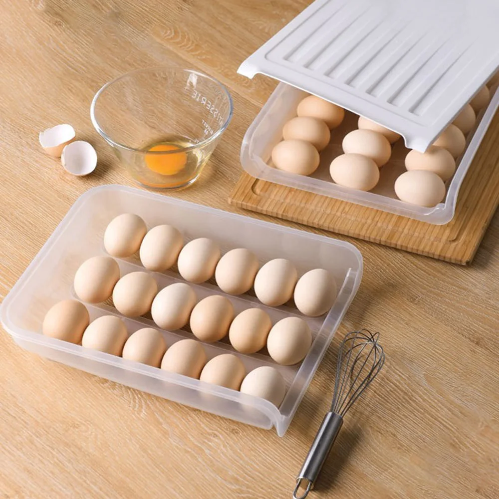 Складной контейнер для хранения яиц с автоматической прокруткой чехол ящик в