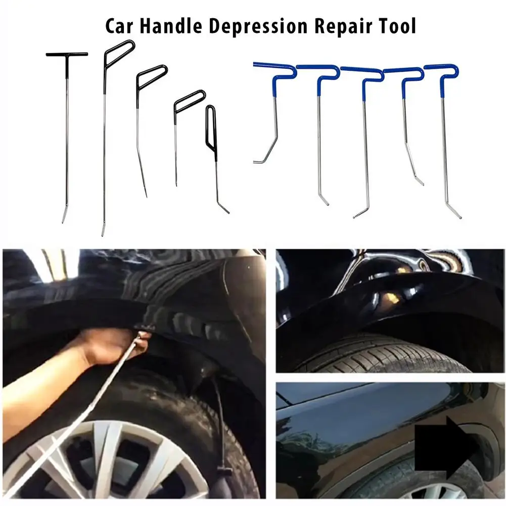 

Hot Car Hooks Rods Durable Non-corrosive Car Repair Kit Tools Car Handle Depression Repair Tools For Reparing Dropshipping