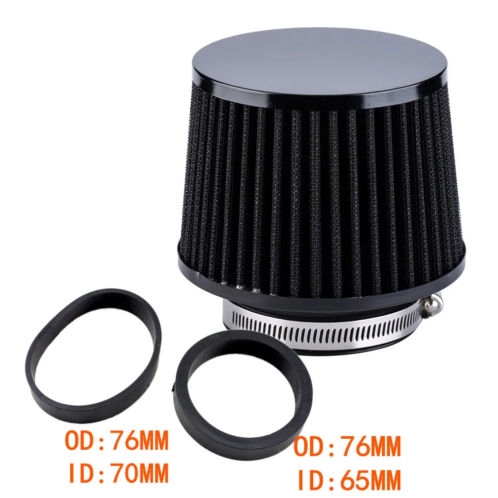 

Universal Car Air Intake Filter 76MM 70mm 65mm Performance High Flow Filters for Cold 3inch 2.75inch 2.5inch