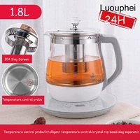 1 8l smart health pot high borosilicate glass flower teacup multifunctional intelligent electric kettle tea maker decoction