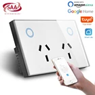 Одобренная SAA Wi-Fi умная настенная розетка AU, электрическая розетка, совместимая с Alexa Google Home и IFTTT