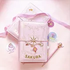 Аниме CardCaptor Sakura розовый Techo многоразового Тетрадь Косплэй Card Captor Dairly записные книжки для студентов Тетрадь s связующего Планировщик подарок опора