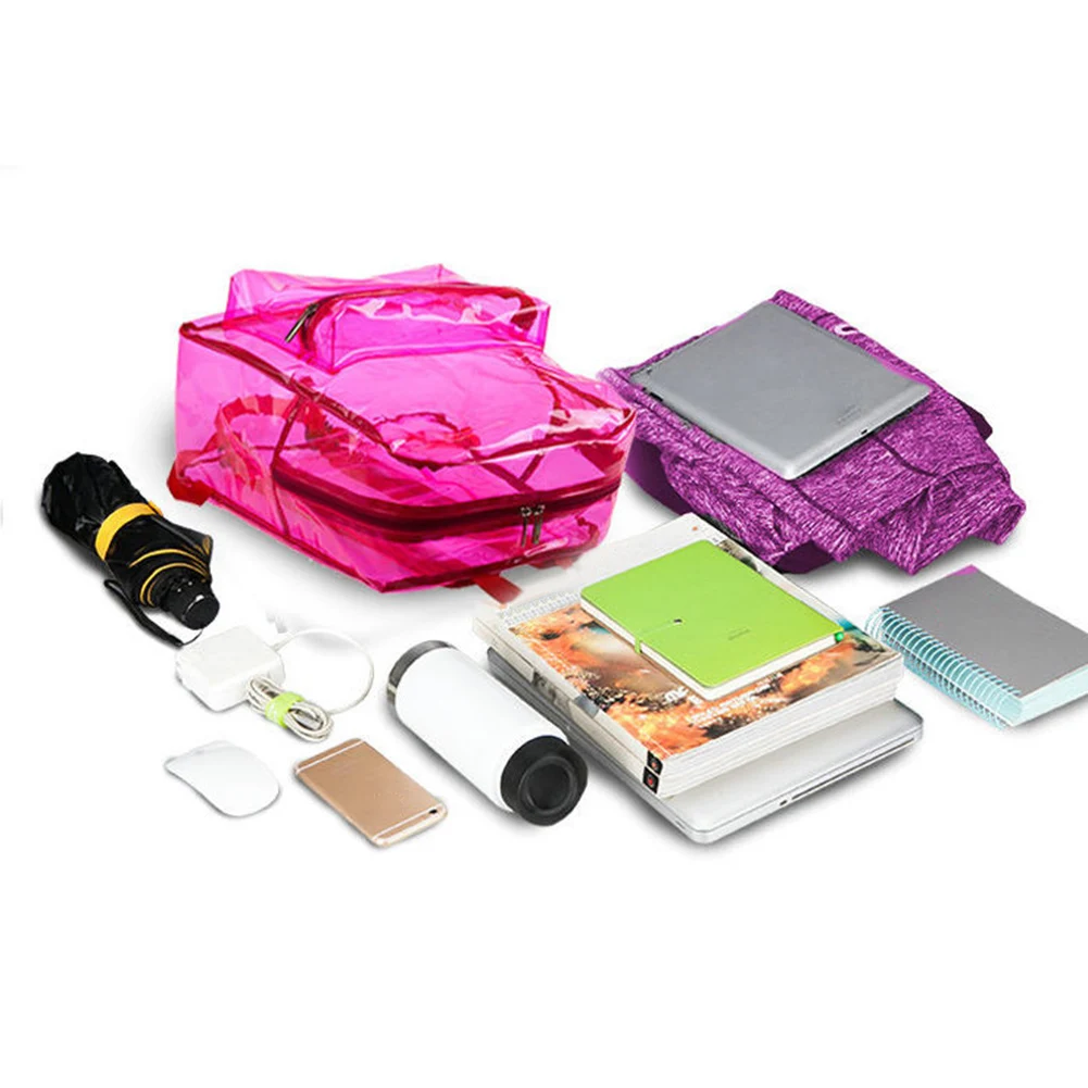 Женские высококачественные прозрачные рюкзаки для взрослых и детей