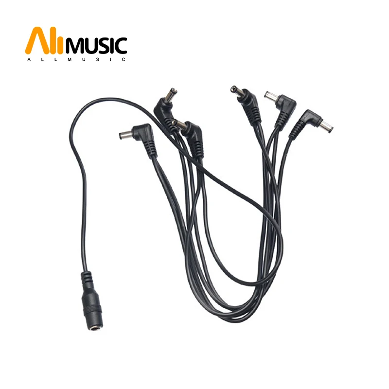 VITOOS жгут гитарный кабель черный 6 способов электрода шлейфовый для гитарной