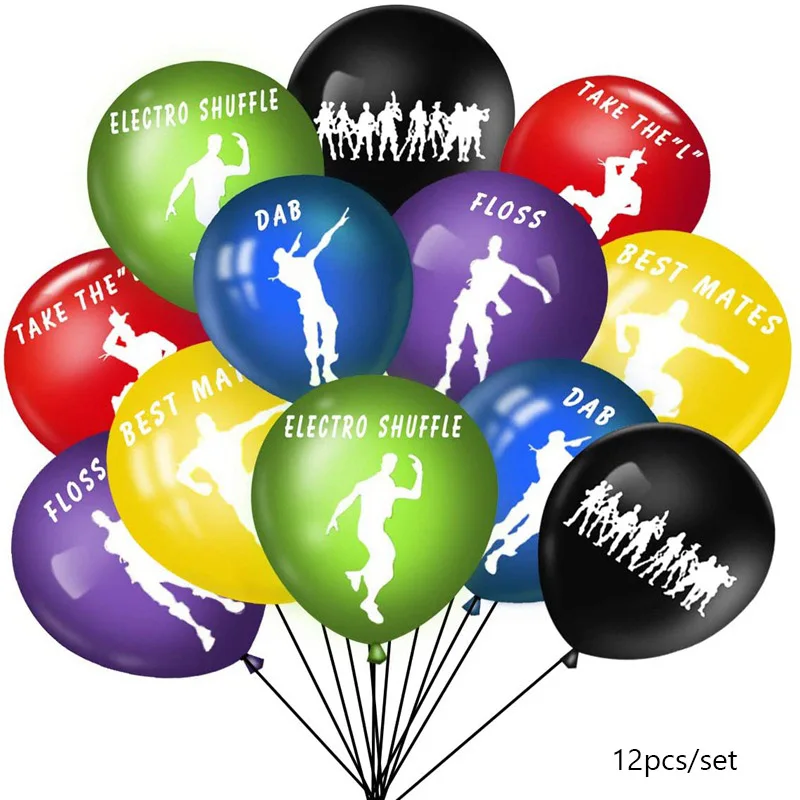 

1set 12inch Multicolor Cartoon Image Latex Balloon Anime Pattern Balloon Kids Toy Birthday Theme Party Baby Shower Decoration