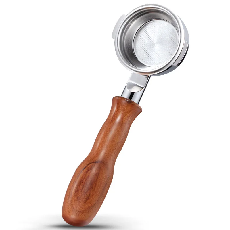 

Coffee Machine Coffee Bottomless Handle 58mm Two Ear Coffee Handle Stainless Steel Coffee Machine Handle